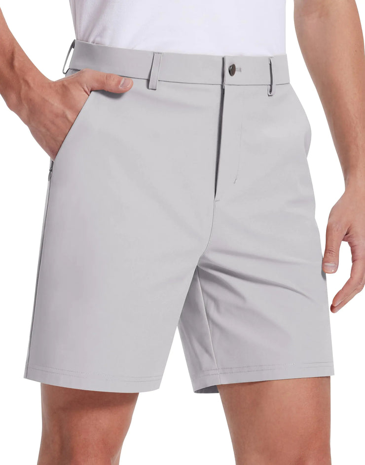 SERAMY Mens Golf Dress Shorts 7 Inch