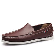 Men's Casual Leather Loafers - Breathable British Style