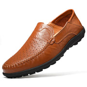 Men's Casual Leather Driving Shoes - Stylish Loafers