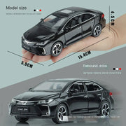 1:32 Corolla Car Model with Base - Alloy Toy Car