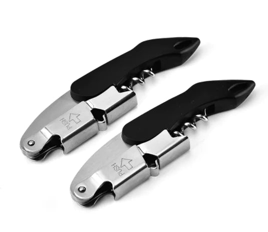 Portable Multi-Functional Corkscrew Bottle Opener