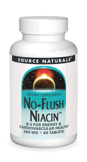Source Naturals No-Flush Niacin B-3 500 mg - 60 Tablets