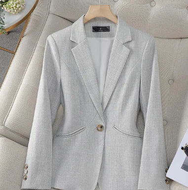 Modern Fit Tailored Blazer - Korean Style (One Piece)