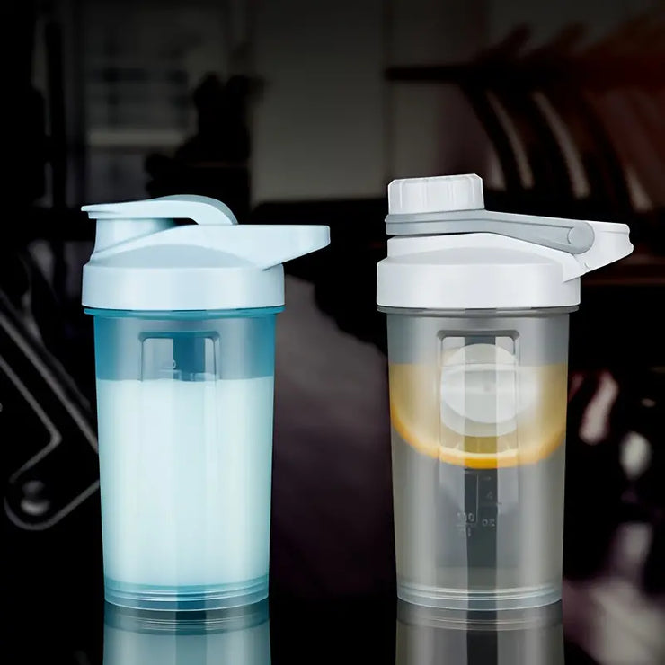 500ml Dual-Scale Protein Shaker Cup for Fitness