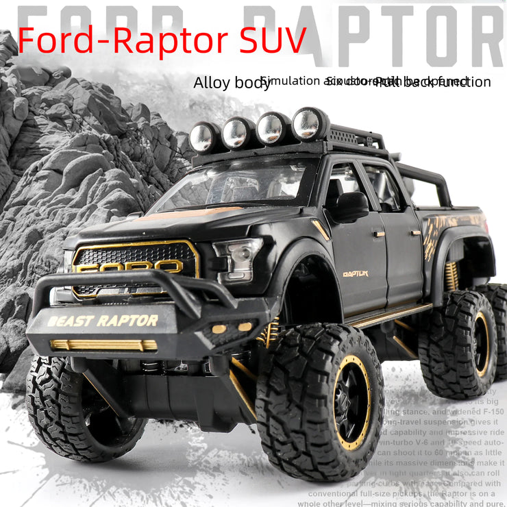 1:24 Raptor F150 Alloy Toy Car Model (Boxed)