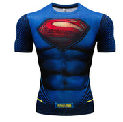 Superman Women's Compression Suit & Captain America Yoga Tee
