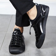 Men's Casual Leather Loafers - Korean Style Footwear