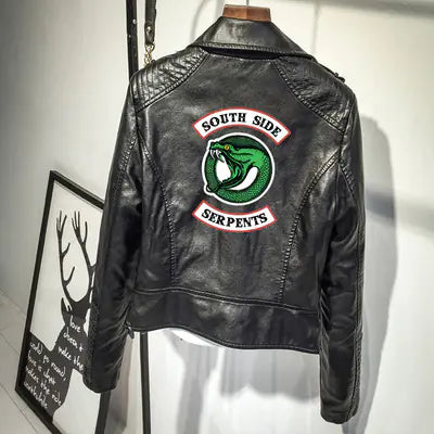 Riverdale Serpents Faux Leather Jacket