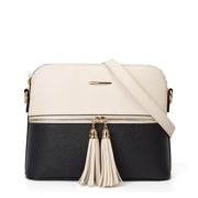 Women's Fashion PU Handbag and Crossbody Bag Set