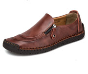 Men's Handmade Leather Driving Loafers (Slip-On)