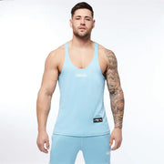 Men's Breathable Polyester Gym Vest for Daily Use