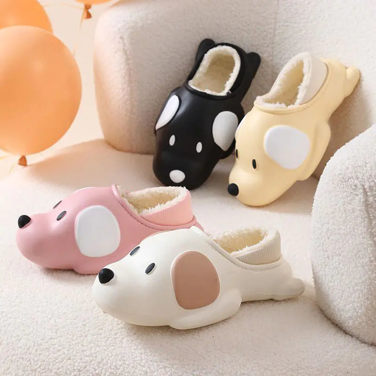 EVA Waterproof Plush Slippers for Men and Women
