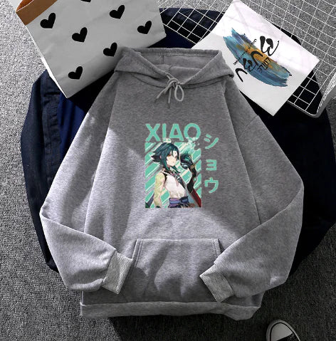 Couple Hooded Fleece Pullover Sweater