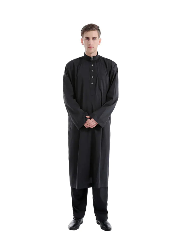 Solid Color Two-Piece Men&