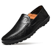 Men's Casual Leather Driving Shoes - Stylish Loafers