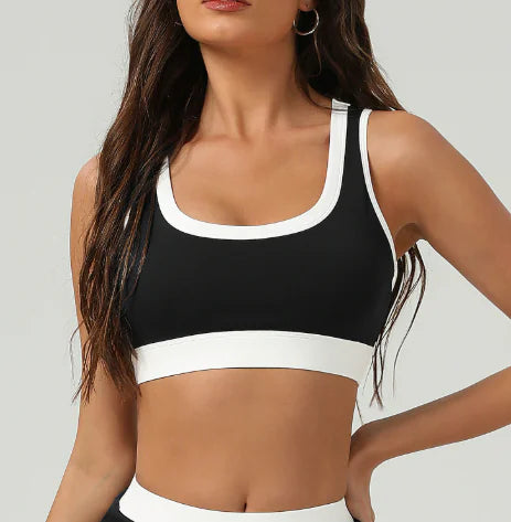 Nude Fit Color Block Sports Bra