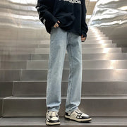 Men's High Street Retro Straight Jeans