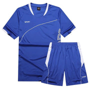 Men's Sports Set - Short Sleeve Quick-Dry Gym Wear