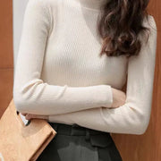 Women's Striped Knitted Cardigan Sweater