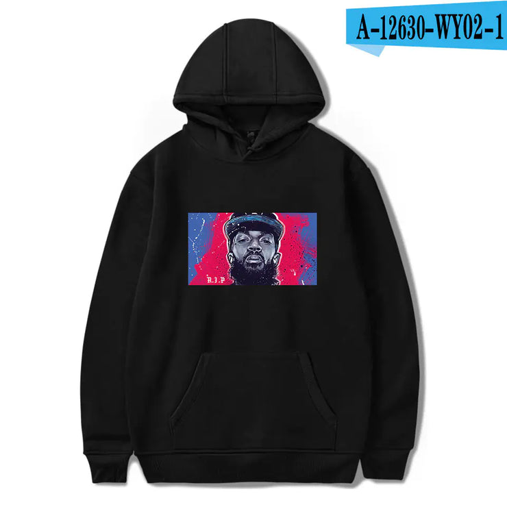 Nipsey Hussle Rapper Hoodie with Fleece Lining