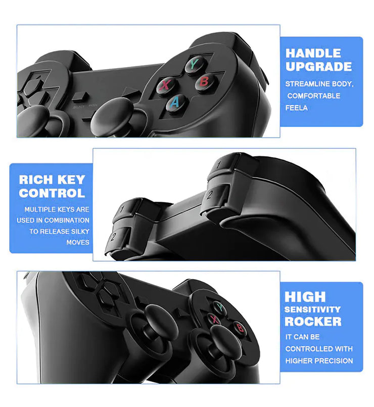 Retro TV Game Console with Dual Controllers (M8)