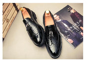 Men's Leather Loafers with Tassels