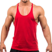 Men's Cotton Sleeveless Gym Tank Top for Bodybuilding