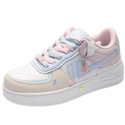 Air Force One White Sneakers for Women - Korean Style