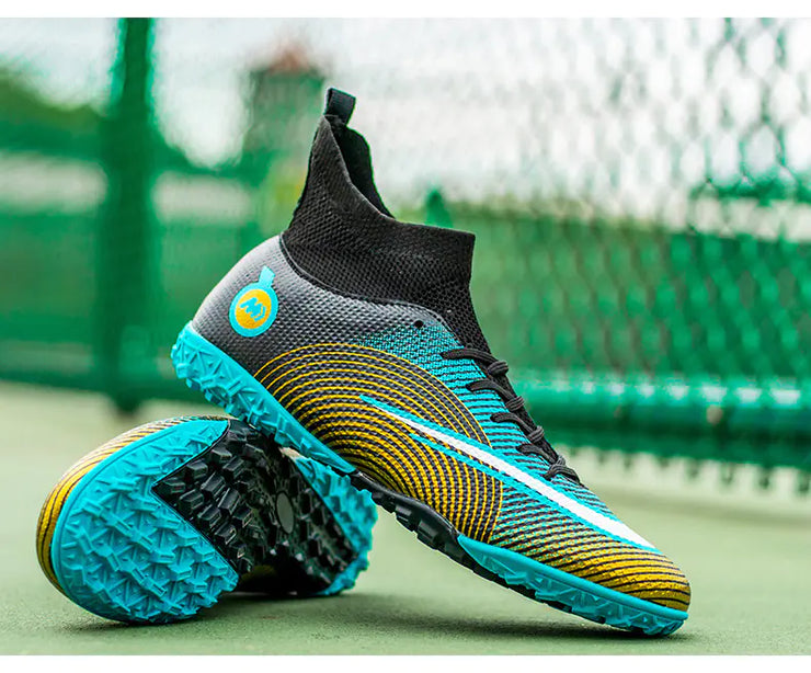 High-Top Soccer Cleats for Kids - Training Shoes