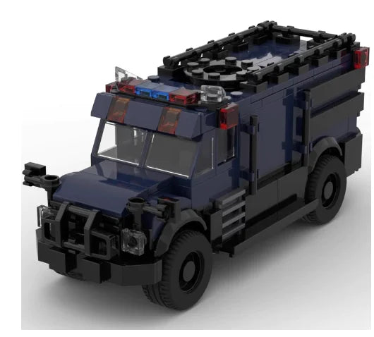 LEGO-Compatible SWAT Stormtrooper Puzzle Car Model (One Set)