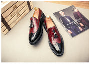 Men's Leather Loafers with Tassels