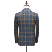 Men's Casual Plus Size Slim Fit 3-Piece Suit Set