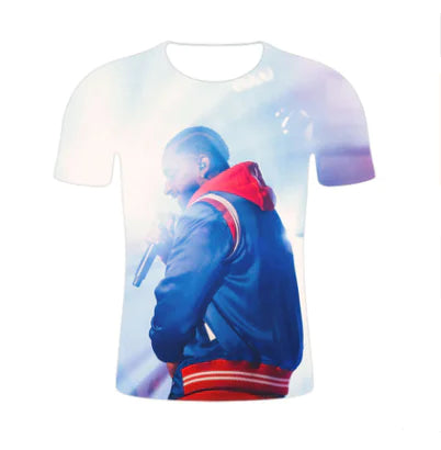 Nipsey Hussle 3D Graphic Short Sleeve T-Shirt