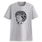 African Women's Short Sleeve Casual Cotton Shirt
