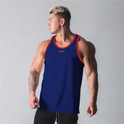 Men's Casual Cotton Gym Vest for Breathable Exercise