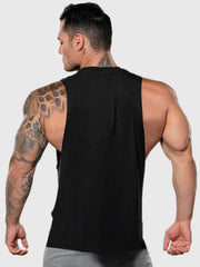 Men's Casual Cotton Vest for Gym Exercise and Fashion