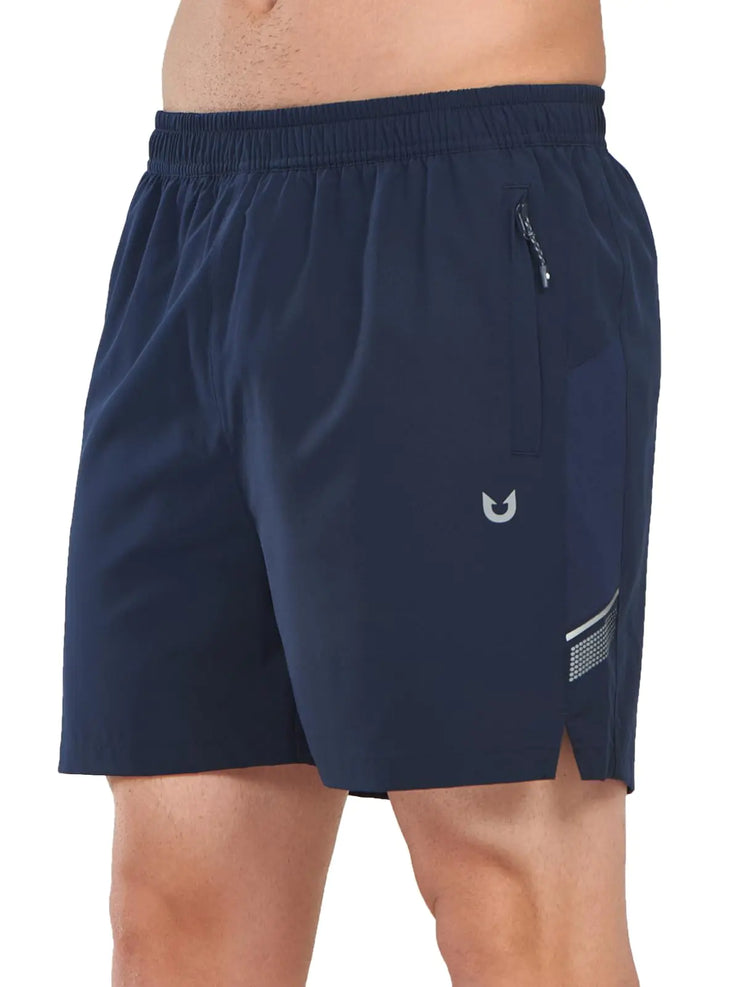 NORTHYARD Mens Athletic Running Shorts 5" Quick Dry Lightweight with Zip Pockets Gym Workout Active Navy M
