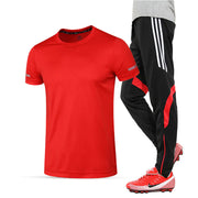Men's Plus Size Five-Piece Running Sportswear Set