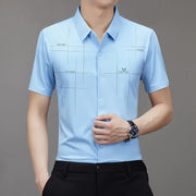 2023 Summer Men's Short Sleeve Business Shirt