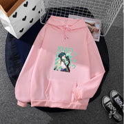 Couple Hooded Fleece Pullover Sweater