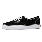 Classic Black and White Low-Top Canvas Sneakers