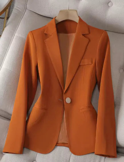 Elegant Slim One-Button Women&