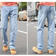 Men's Casual Loose Fit Straight Jeans