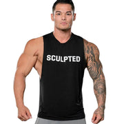 Men's Casual Cotton Vest for Gym Exercise and Fashion