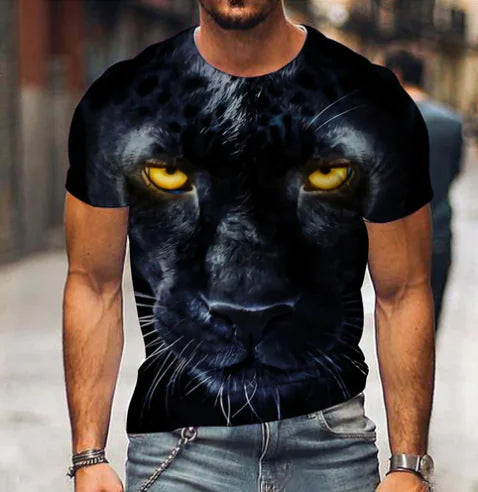 3D Printed Lion Pattern Men&