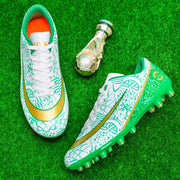 Men's High-Top Soccer Cleats for Autumn Training