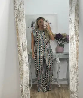 WOLFF Abstract Printed Comfortable Women&