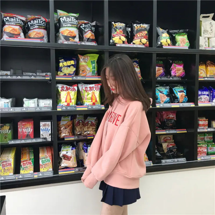 Embroidered Letter Hoodie Jacket