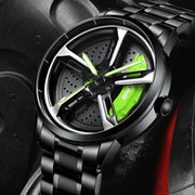 SVJ Men's Quartz Watch with 3D Hollow Design