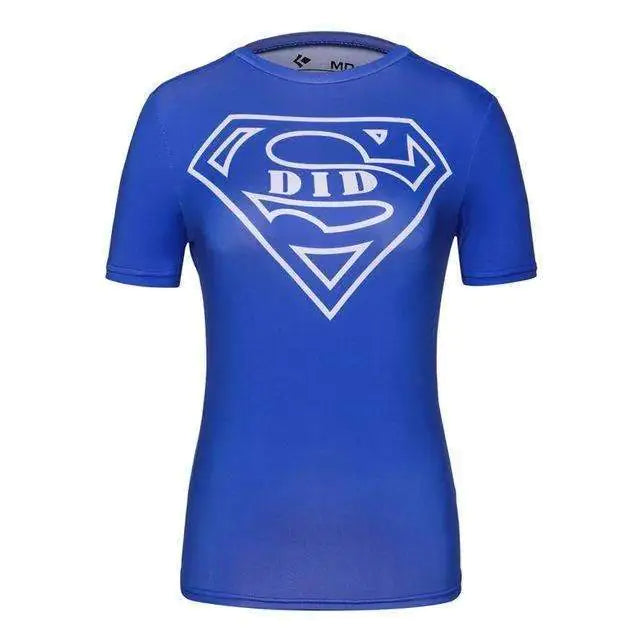 Superman Captain America Pattern Women&